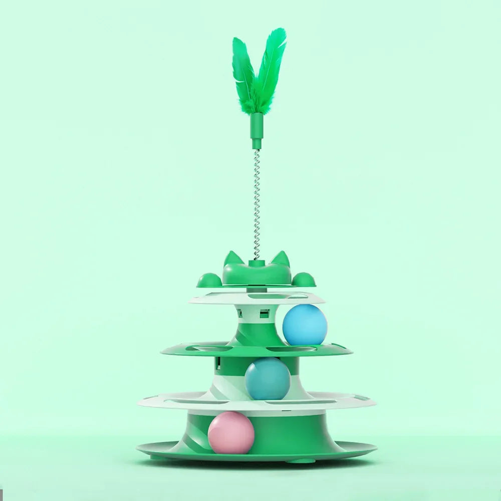 Interactive Cat Toy – Self-Play Ball & Stick Toy for Kittens and Cats