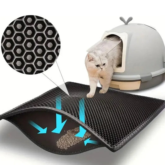 Pet Cat Litter Mat Waterproof Double Pad Products For Cats Accessories