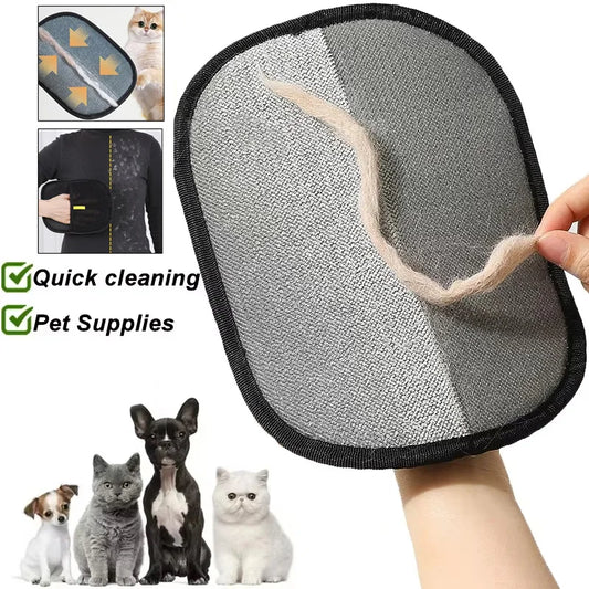 Pet Hair Remover Portable Washable Clothes Hair Gloves
