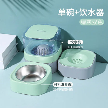 Automatic Pet Feeding & Watering Device – Detachable & Washable Food Bowl for Dogs & Cats