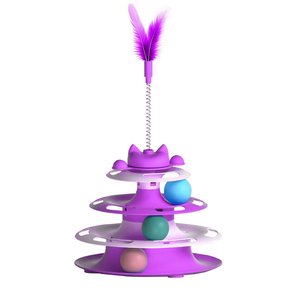 Interactive Cat Toy – Self-Play Ball & Stick Toy for Kittens and Cats