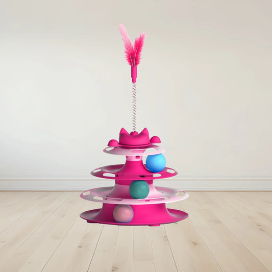 Interactive Cat Toy – Self-Play Ball & Stick Toy for Kittens and Cats
