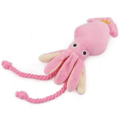 Interactive Octopus Rope Toy – Plush Chew & Play Toy for Dogs and Cats