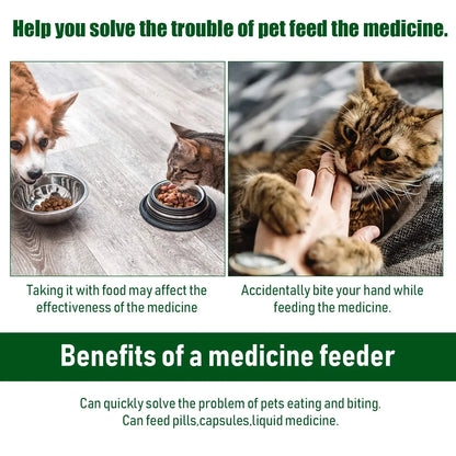 Pet Medication Dispenser – Easy Pill & Capsule Feeder for Cats and Dogs