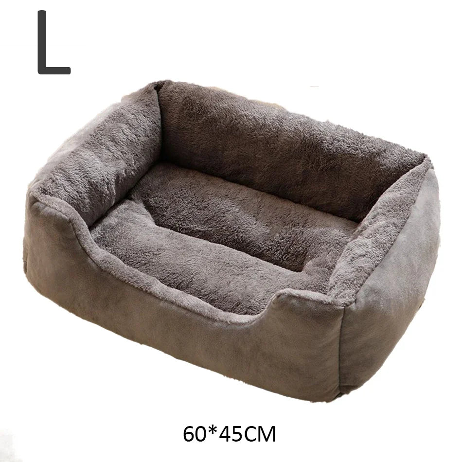 Soft Plush Cat Bed – Breathable Sleeping Cushion for Cats & Small Dogs