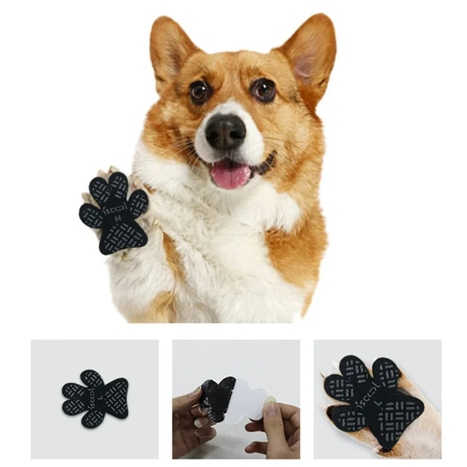 Dog Paw Protector Pads – Waterproof Anti-Slip Self-Adhesive Foot Pads