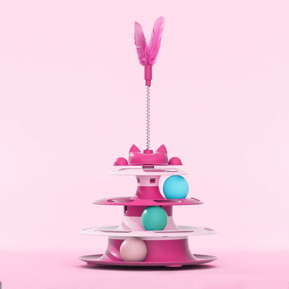 Interactive Cat Toy – Self-Play Ball & Stick Toy for Kittens and Cats