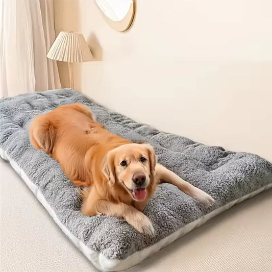 Extra Large Plush Dog Bed 120 × 60CM – Comfortable Sofa Bed for Dogs