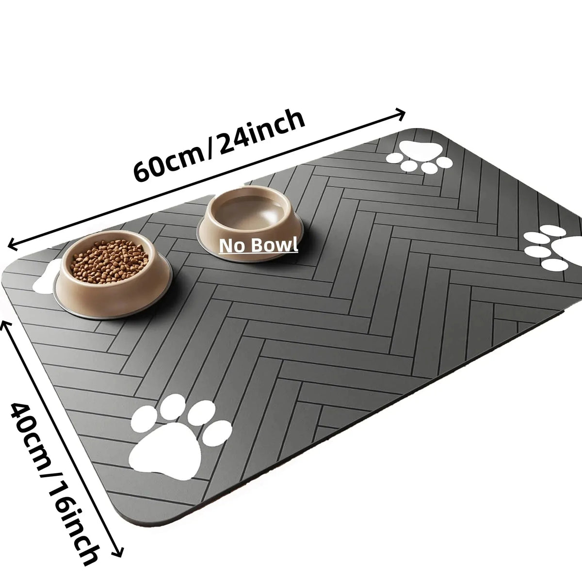 Absorbent Pet Feeding Mat – Waterproof Non-Slip Placemat for Dogs & Cats