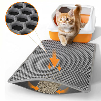Pet Cat Litter Mat Waterproof Double Pad Products For Cats Accessories