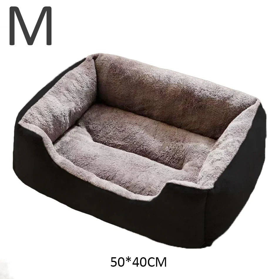 Soft Plush Cat Bed – Breathable Sleeping Cushion for Cats & Small Dogs