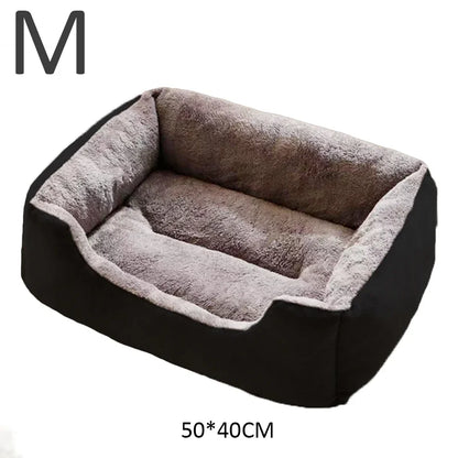 Soft Plush Cat Bed – Breathable Sleeping Cushion for Cats & Small Dogs