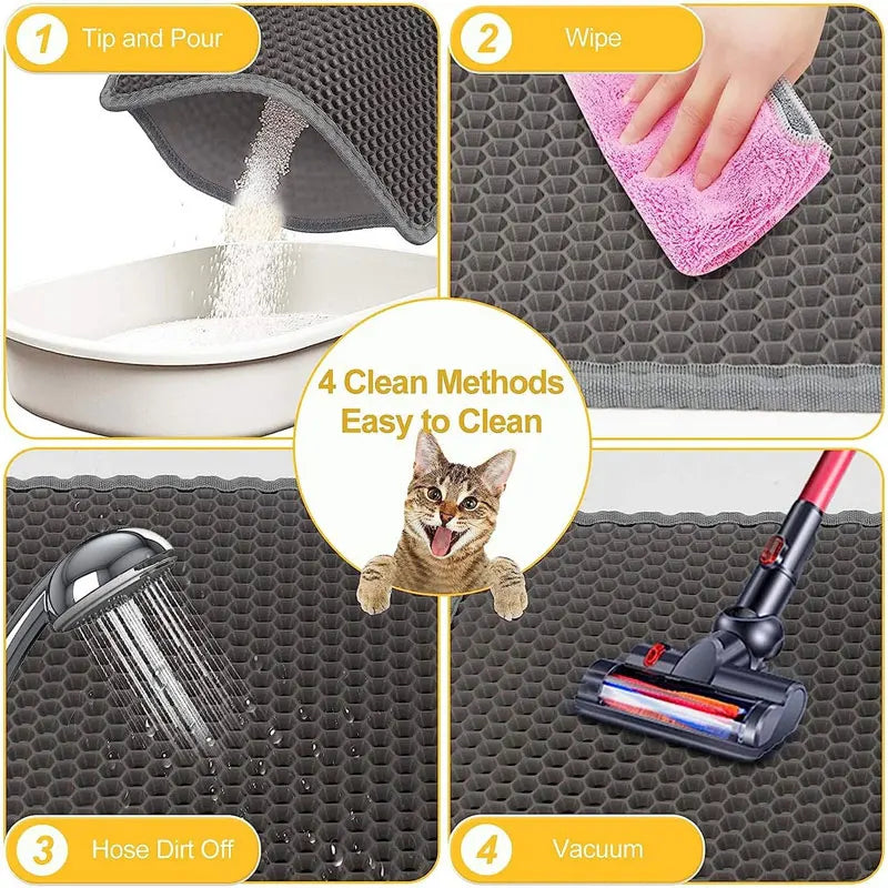 Pet Cat Litter Mat Waterproof Double Pad Products For Cats Accessories