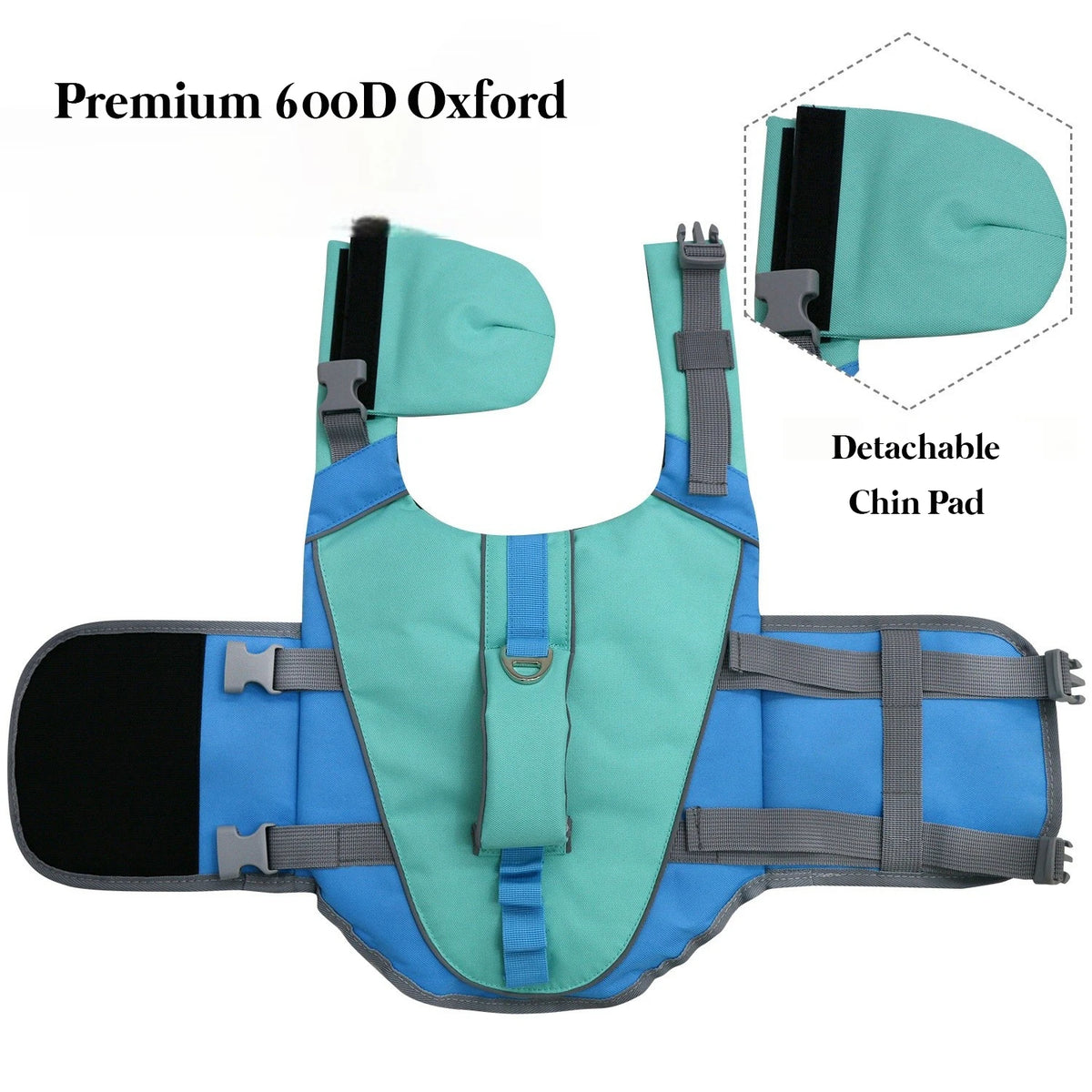 Dog Life Vest – High-Visibility Swimming & Boating Safety Vest with Rescue Handle