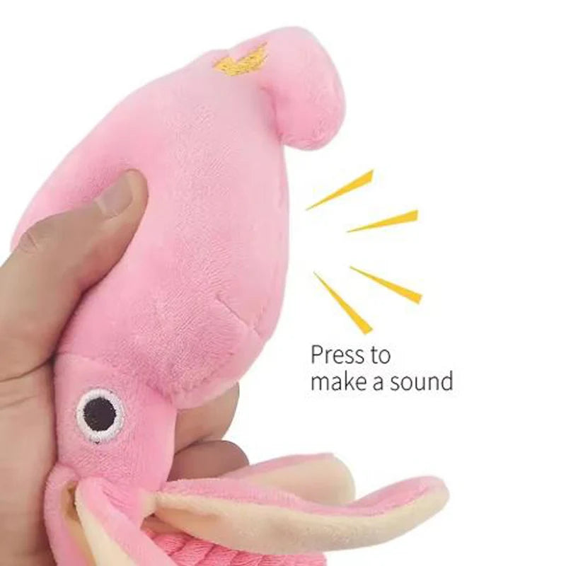 Interactive Octopus Rope Toy – Plush Chew & Play Toy for Dogs and Cats