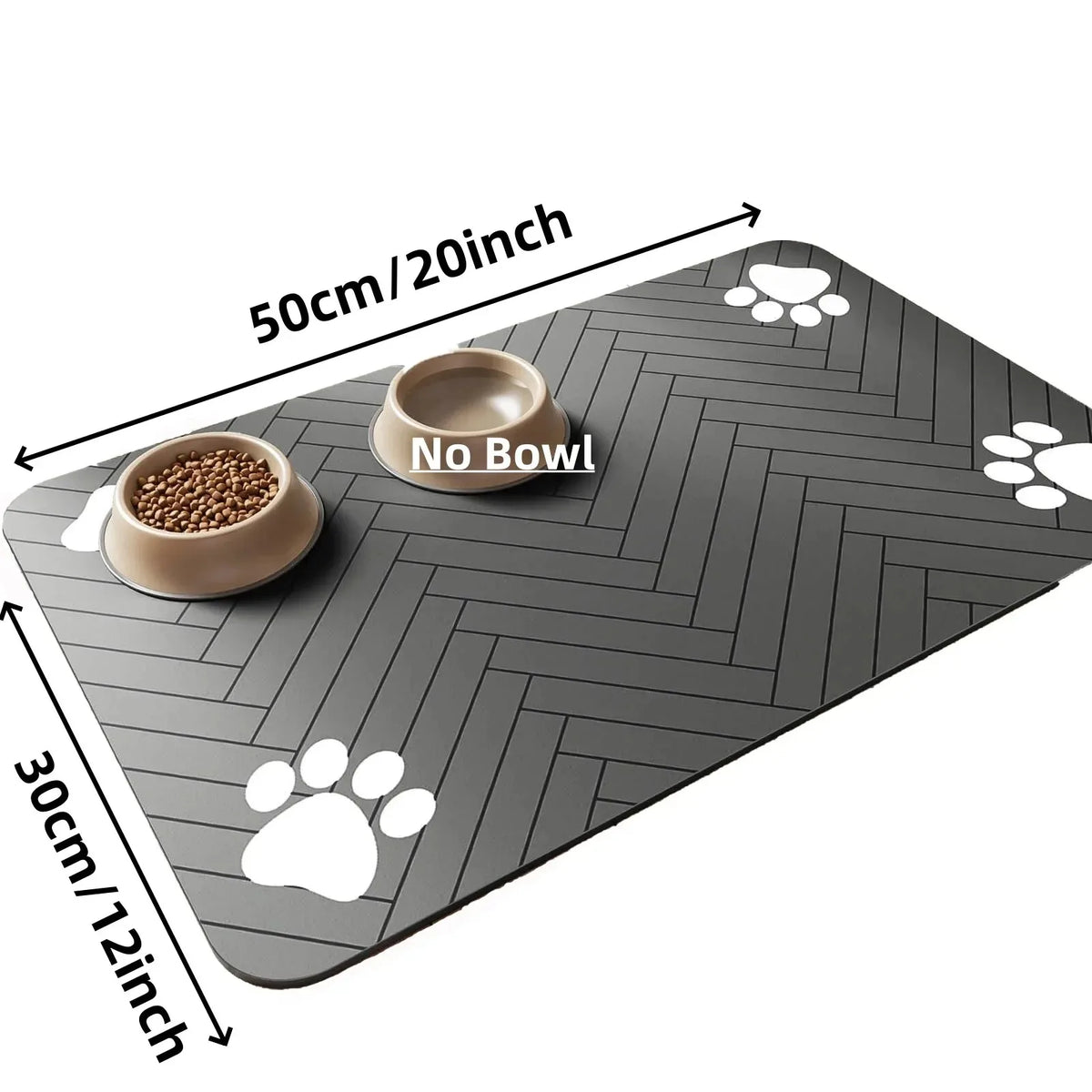 Absorbent Pet Feeding Mat – Waterproof Non-Slip Placemat for Dogs & Cats