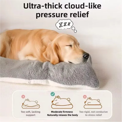 Extra Large Plush Dog Bed 120 × 60CM – Comfortable Sofa Bed for Dogs