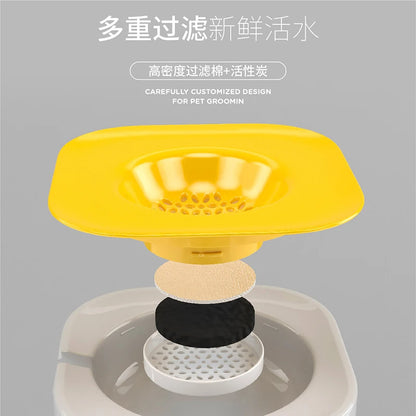 Automatic Pet Feeding & Watering Device – Detachable & Washable Food Bowl for Dogs & Cats