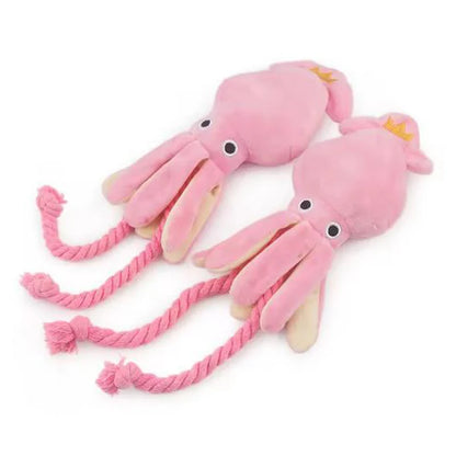 Interactive Octopus Rope Toy – Plush Chew & Play Toy for Dogs and Cats