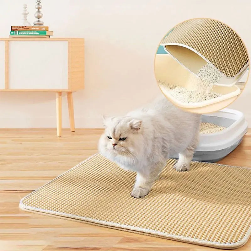 Pet Cat Litter Mat Waterproof Double Pad Products For Cats Accessories