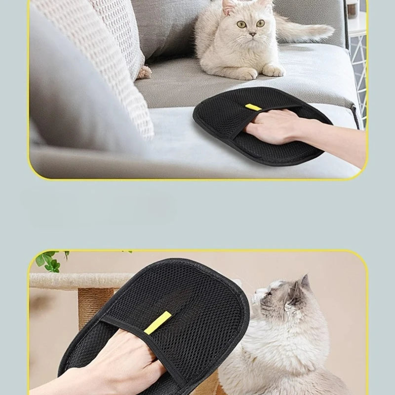 Pet Hair Remover Portable Washable Clothes Hair Gloves