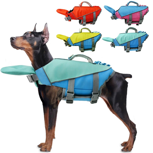 Dog Life Vest – High-Visibility Swimming & Boating Safety Vest with Rescue Handle
