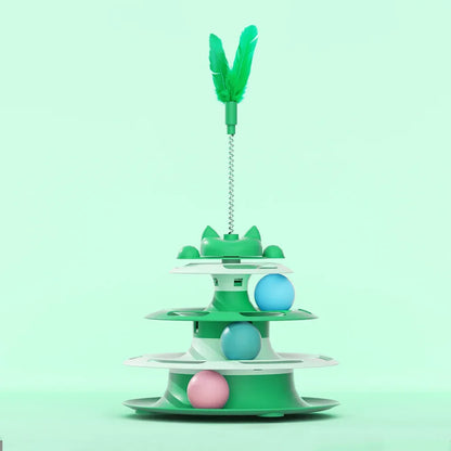 Interactive Cat Toy – Self-Play Ball & Stick Toy for Kittens and Cats