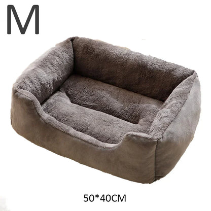 Soft Plush Cat Bed – Breathable Sleeping Cushion for Cats & Small Dogs