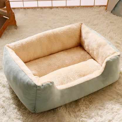 Soft Plush Cat Bed – Breathable Sleeping Cushion for Cats & Small Dogs