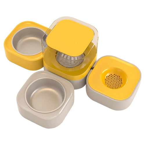 Automatic Pet Feeding & Watering Device – Detachable & Washable Food Bowl for Dogs & Cats