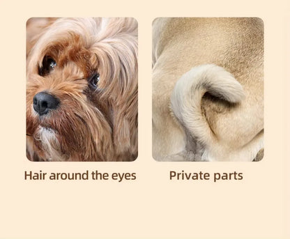 Low-Noise Pet Paw Hair Trimmer – USB Rechargeable Grooming Clipper for Dogs & Cats