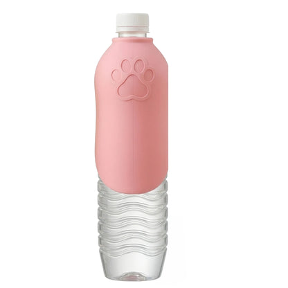 Foldable Silicone Pet Water Bottle – Portable Travel Dispenser for Dogs & Cats